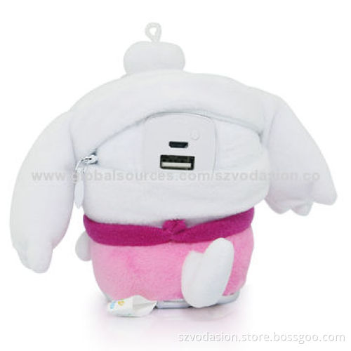 Manufacturer wholesale innovate design canned baby 6,000mah cartoon power bank with real capacity